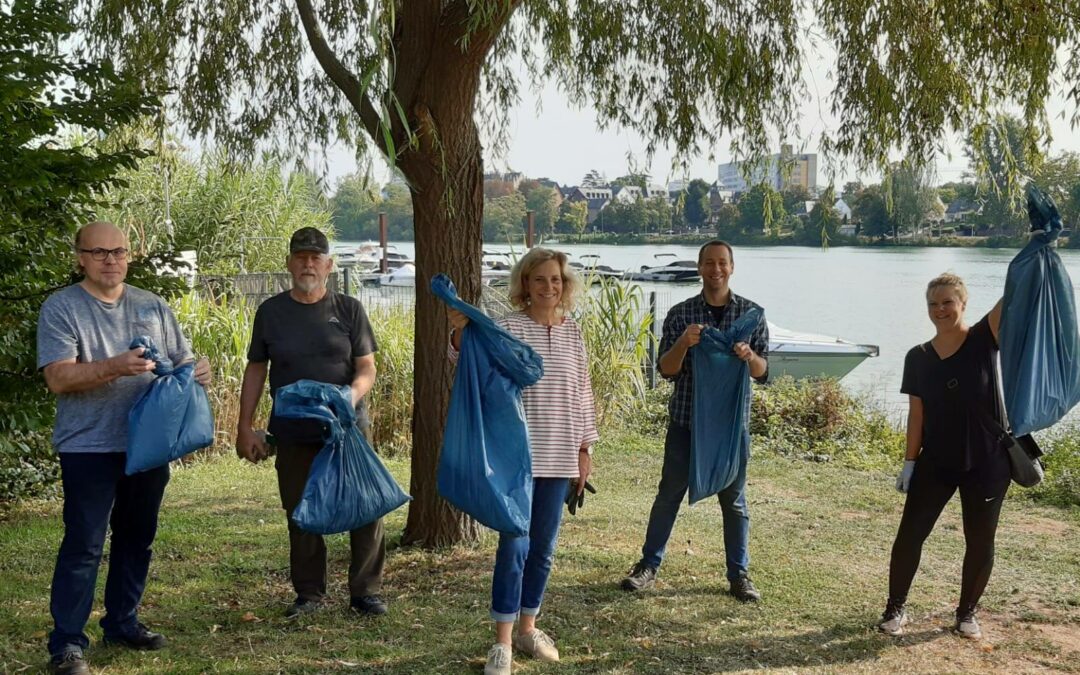 SPD beim Mosel-Cleanup