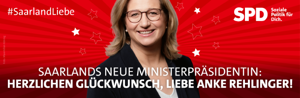 Gratulation an die Saar-SPD