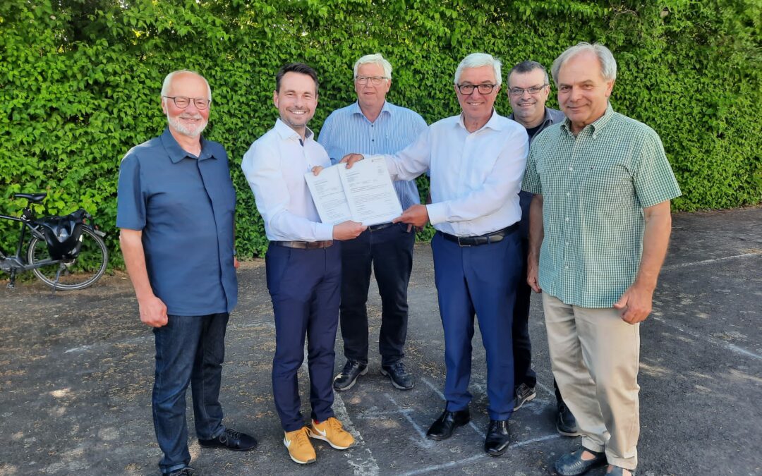 Übergabe der Förderbescheide für Arenberg/Immendorf, Arzheim und Güls für das Projekt „Stadtdörfer“ durch Innenminister Roger Lewentz