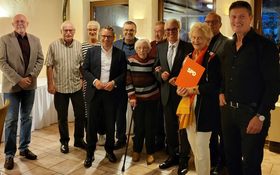 Jahreshauptversammlung 2022: SPD Landesvorsitzender ehrt Gülser Genoss*innen – MdB Rudolph heißt neue Mitglieder willkommen