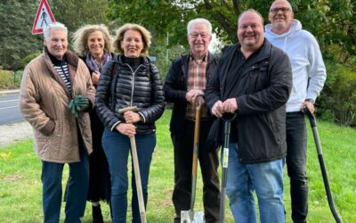 Pflanzaktion des Ortsring Karthause: die Karthäuser SPD war dabei!