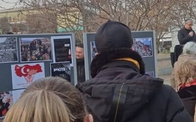 Gedenken der Erdbebenopfer in der Türkei und Syrien