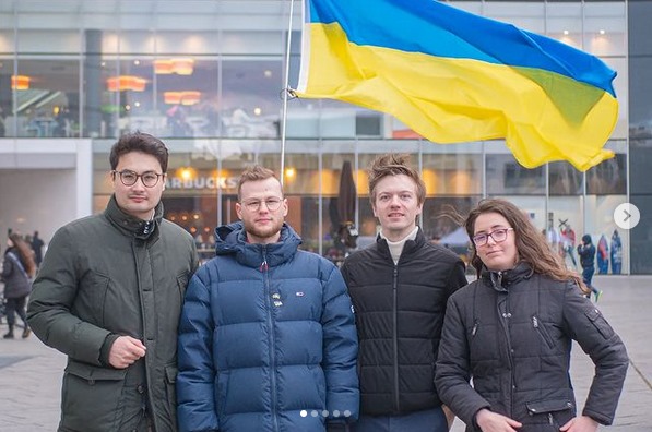 2 Jahre vollumfänglicher Angriffskrieg von Russland auf die Ukraine gemeinsam mit den Julis, JU und der GJ