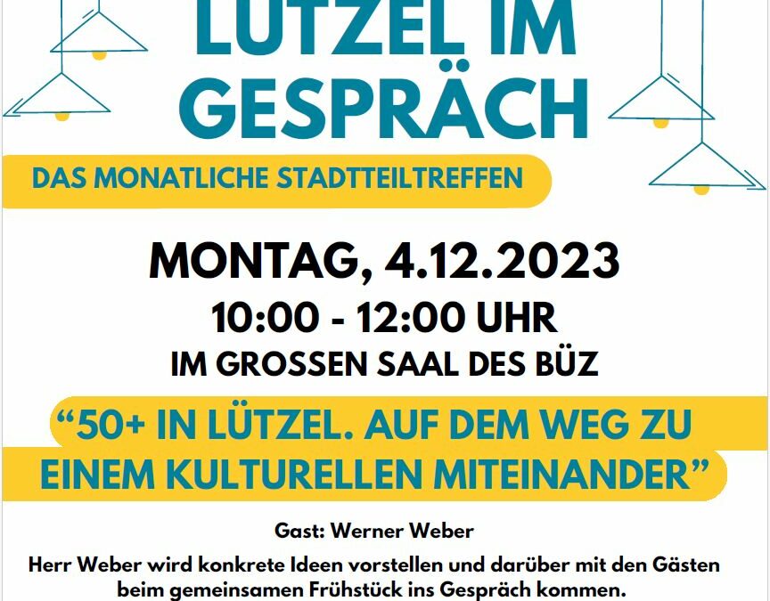 Nicht vergessen: Lützel im Gespräch!!