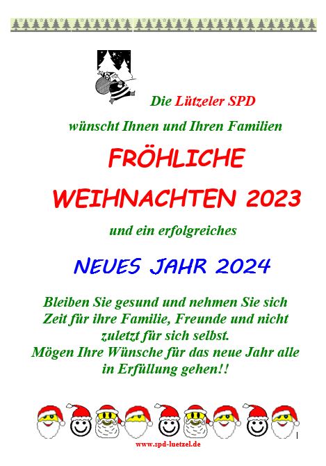 Frohe Weihnachten 2023