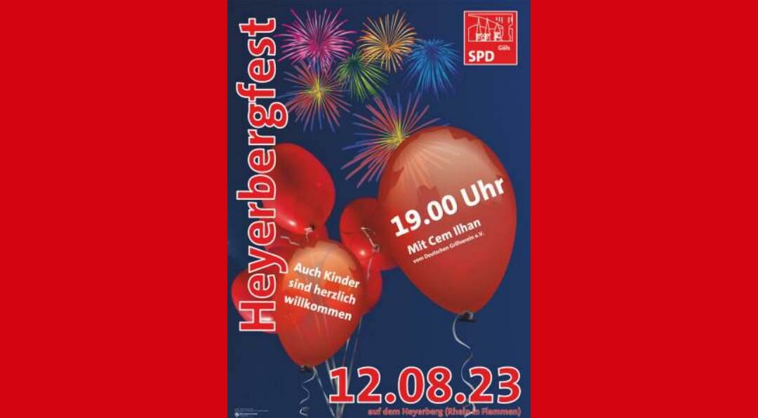 Einladung zum Heyerbergfest am 12.8.