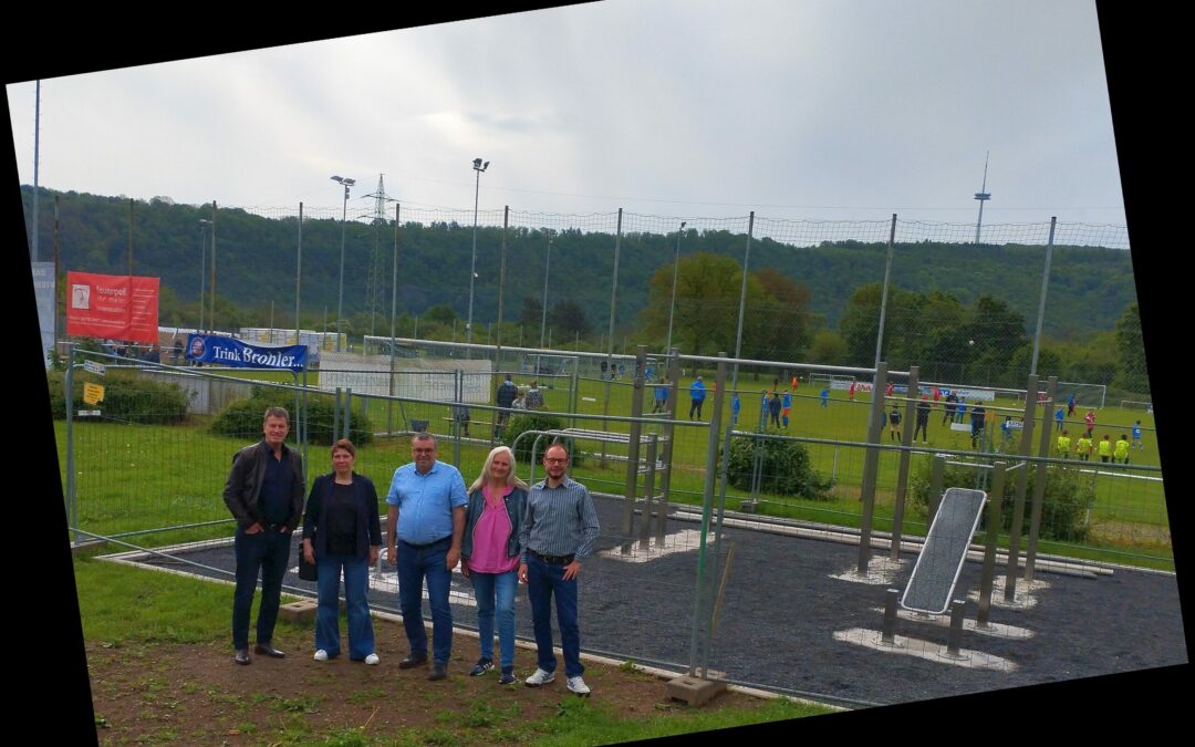 SPD Güls freut sich über neue Outdoor-Fitnessanlage an den Gülser Sportanlagen!