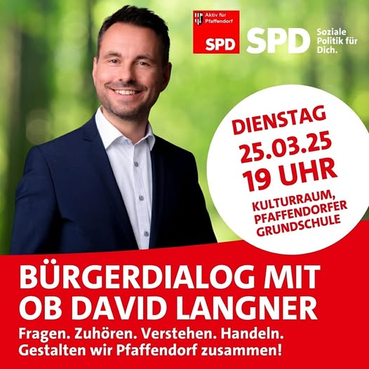Bürgerdialog mit Oberbürgermeister David Langner